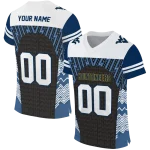 custom west virginia mountaineers tire arrows blue black white jersey best selling