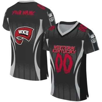 custom western kentucky hilltoppers dynamic dots black jersey best selling
