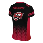 custom western kentucky hilltoppers halftone sweep black jersey best selling