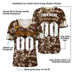 custom western michigan broncos camouflage abstract brown jersey best selling