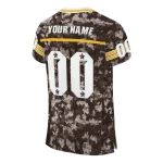 custom wyoming cowboys camouflage abstract brown jersey best selling