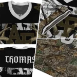 customized air force falcons antler skull camouflage hunting jersey best selling
