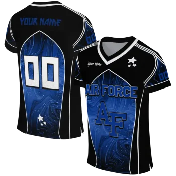 customized air force falcons halftone slant blue black jersey best selling