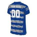 customized air force falcons layered grids blue jersey best selling