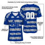 customized air force falcons layered grids blue jersey best selling