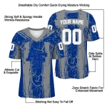 customized air force falcons rugged stripes blue jersey best selling