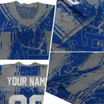 customized air force falcons rugged stripes blue jersey best selling