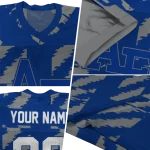 customized air force falcons stripe block blue jersey best selling