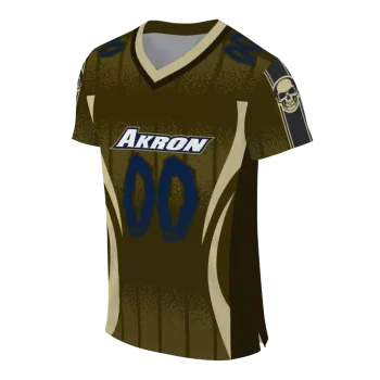 customized akron zips dynamic dots gold jersey fashion forward