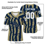 customized akron zips stripe splatter blue jersey best selling