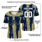 customized akron zips striped texture blue jersey best selling