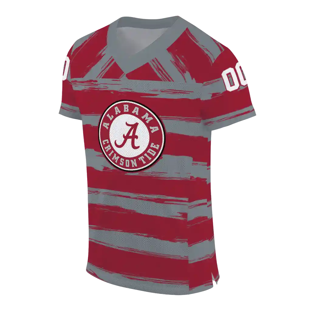 customized alabama crimson tide art stripe crimson jersey fashion forward customized alabama crimson tide art stripe crimson jersey fashion forward
