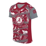 customized alabama crimson tide camo shatter crimson jersey best selling
