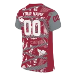 customized alabama crimson tide camo shatter crimson jersey best selling