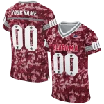 customized alabama crimson tide camouflage abstract crimson jersey best selling