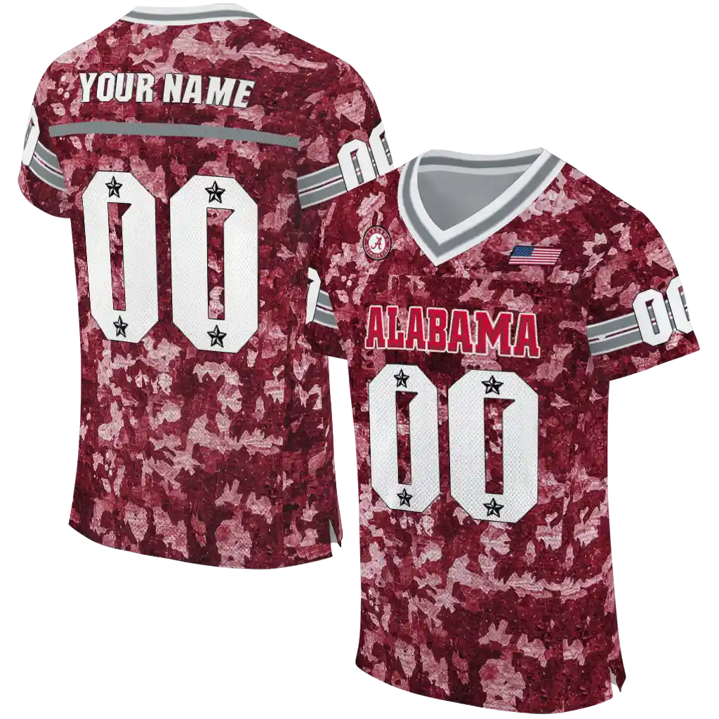customized alabama crimson tide camouflage abstract crimson jersey best selling customized alabama crimson tide camouflage abstract crimson jersey best selling