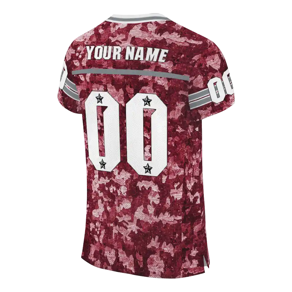 customized alabama crimson tide camouflage abstract crimson jersey high quality customized alabama crimson tide camouflage abstract crimson jersey high quality
