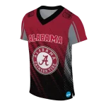 customized alabama crimson tide halftone flow crimson black jersey best selling