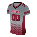 customized alabama crimson tide halftone sweep gray black jersey best selling
