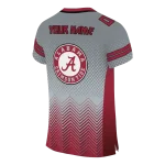 customized alabama crimson tide halftone sweep gray black jersey best selling
