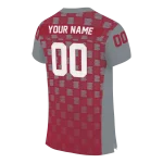 customized alabama crimson tide stacked rectangle crimson jersey best selling