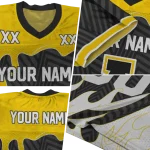 customized appalachian state mountaineers dripping flames black white jersey best selling