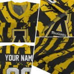 customized appalachian state mountaineers stripe splatter black jersey best selling