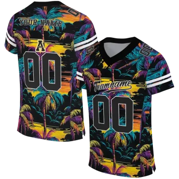 customized appalachian state mountaineers sundown palm jersey best selling