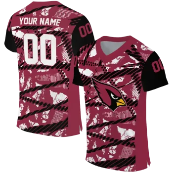 customized arizona cardinals camo shatter red jersey best selling