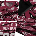 customized arizona cardinals camo shatter red jersey best selling