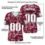 customized arizona cardinals camouflage abstract red jersey best selling