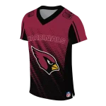 customized arizona cardinals halftone fade red black jersey best selling