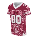 customized arizona cardinals mirrored pattern red jersey best selling
