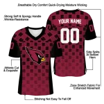 customized arizona cardinals stacked rectangle red jersey best selling