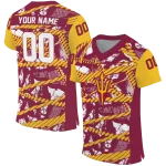 customized arizona state sun devils camo shatter maroon jersey best selling
