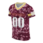 customized arizona state sun devils camouflage abstract maroon jersey best selling