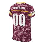 customized arizona state sun devils camouflage abstract maroon jersey best selling