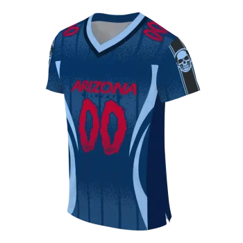 customized arizona wildcats dynamic dots navy jersey fashion forward