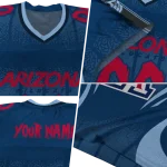 customized arizona wildcats dynamic dots navy jersey best selling