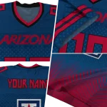 customized arizona wildcats halftone sweep navy black jersey best selling