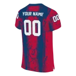 customized arizona wildcats rugged stripes red jersey best selling