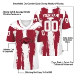 customized arkansas razorbacks striped texture red jersey best selling