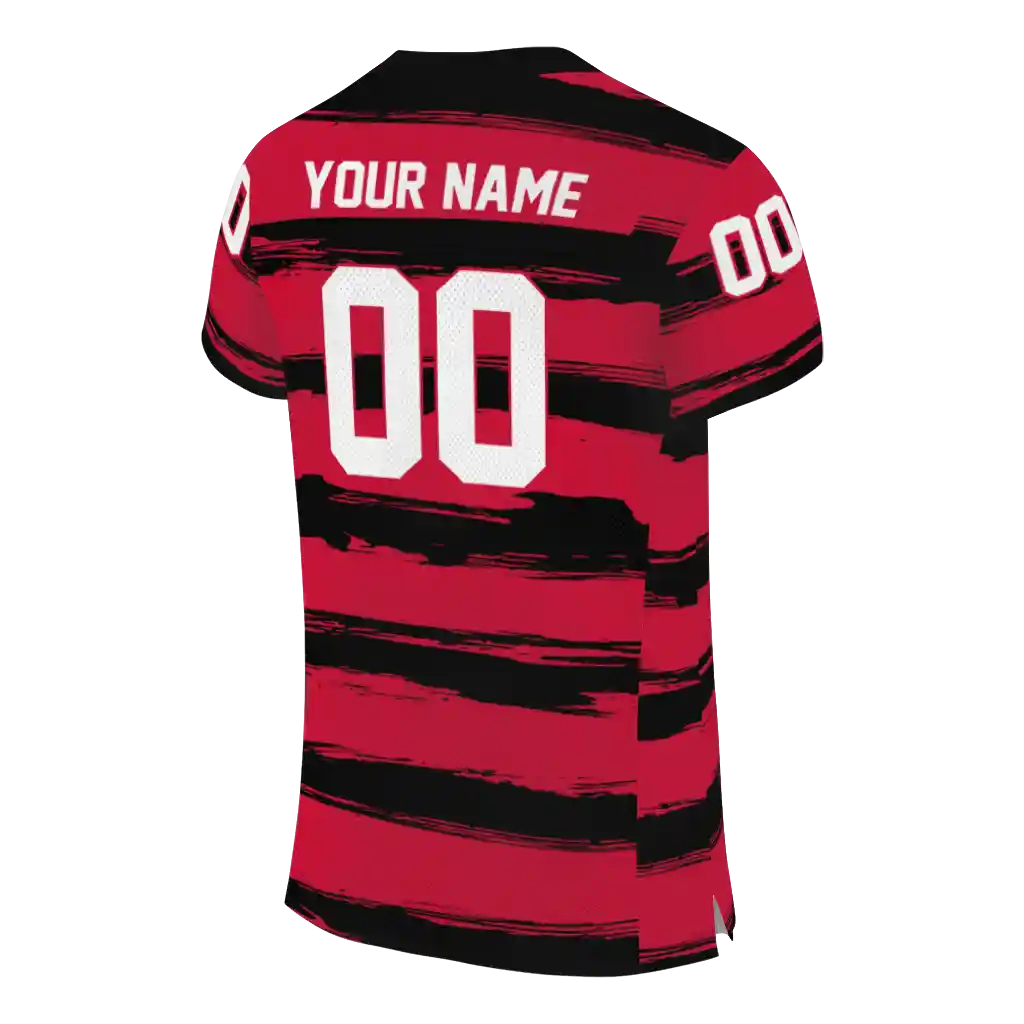 customized arkansas state red wolves art stripe scarlet jersey high quality customized arkansas state red wolves art stripe scarlet jersey high quality