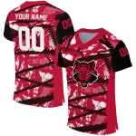 customized arkansas state red wolves camo shatter scarlet jersey best selling