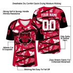 customized arkansas state red wolves camo shatter scarlet jersey best selling