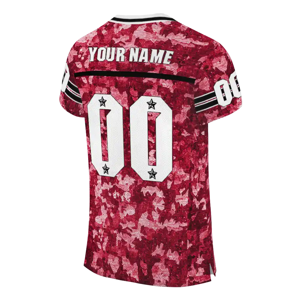 customized arkansas state red wolves camouflage abstract scarlet jersey high quality customized arkansas state red wolves camouflage abstract scarlet jersey high quality