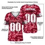 customized arkansas state red wolves camouflage abstract scarlet jersey best selling