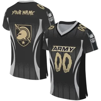 customized army black knights dynamic dots black jersey best selling