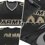 customized army black knights dynamic dots black jersey best selling