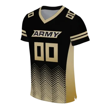 customized army black knights halftone sweep black jersey fashion forward